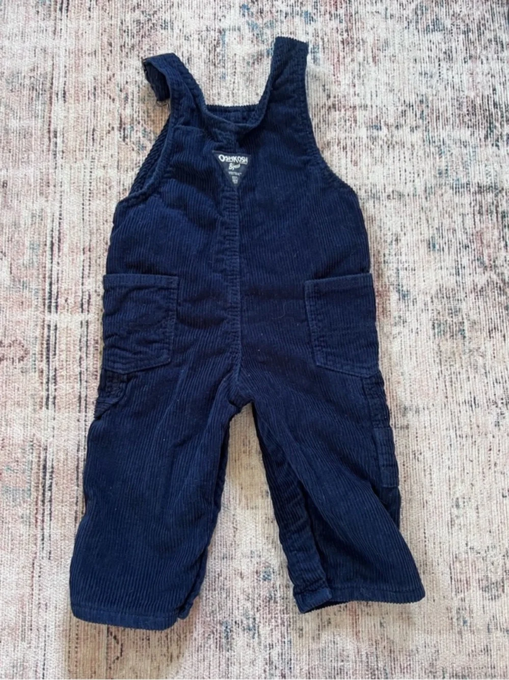 OshKosh B'gosh Navy Blue corduroy Kids Overalls